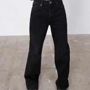 Wide leg full length jeans